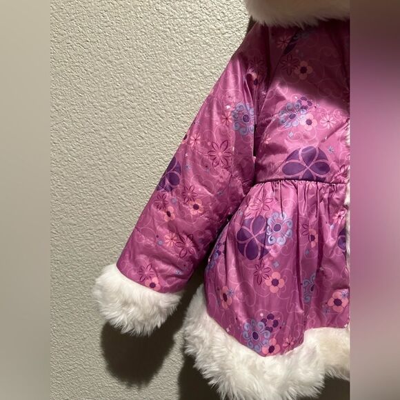 NWOT Disney Princess Sofia Puffer Jacket Size 4 - Picture 4 of 9
